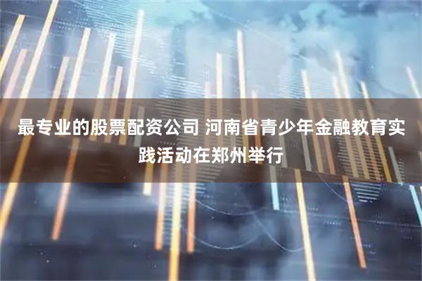 最专业的股票配资公司 河南省青少年金融教育实践活动在郑州举行