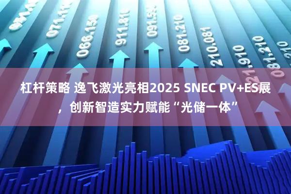 杠杆策略 逸飞激光亮相2025 SNEC PV+ES展 ，创新智造实力赋能“光储一体”